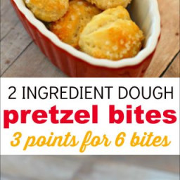 Two Ingredient Dough Pretzel Bites