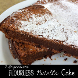 Two-Ingredient Flourless Nutella Cake