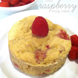Two-Minute Paleo Raspberry Mug Cake