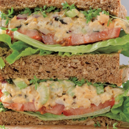 Two-Step Vegan Chickpea Tuna Salad Sandwiches