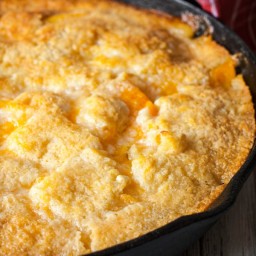 Two Two Easy Peach Cobbler