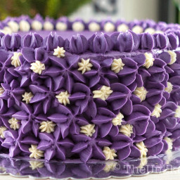 Ube Cake (Filipino Purple Yam Cake)