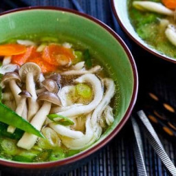 Udon Noodle Soup Recipe with Miso