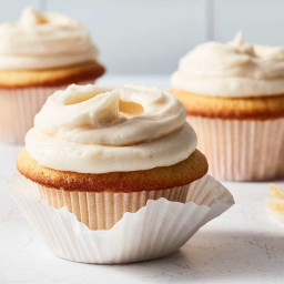 Ultra-Vanilla Cupcakes with Easy Vanilla Frosting