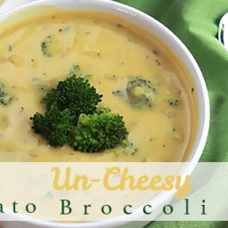 Un-Cheesy Potato Broccoli Soup