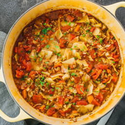 Unstuffed Cabbage Roll Soup (Low Carb)