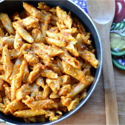 One Pot Manly Cheesy Chicken Penne