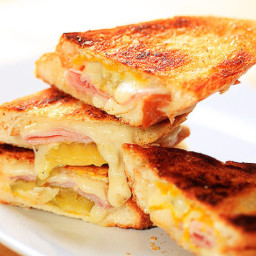 Faux Cubano Grilled Cheese