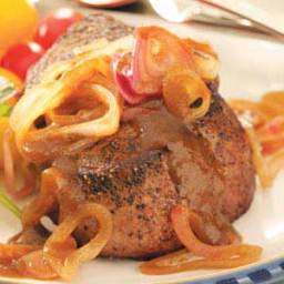 Steaks with Shallot Sauce