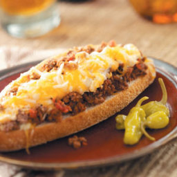 Baked Lasagna in a Bun