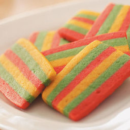 Rainbow Butter Cookies 