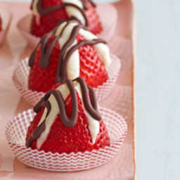Double-Chocolate Filled Strawberries