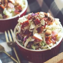 Apple Bacon Coleslaw with a Crunch