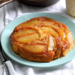 Upside-Down Apple Cake with Butterscotch Topping