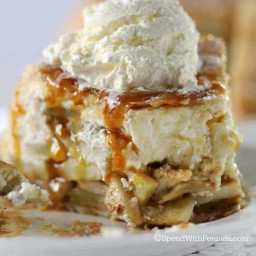 Upside Down Cheesecake Apple Pie!
