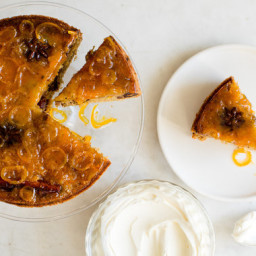 Upside-Down Date Cake With Marmalade