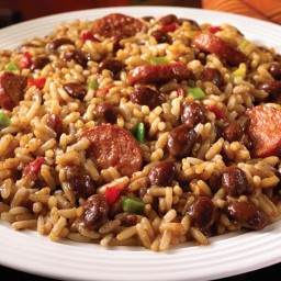 Uptown Red Beans and Rice with Turkey Sausage