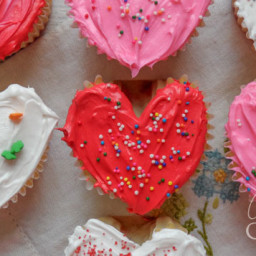 Valentine Heart Cupcakes