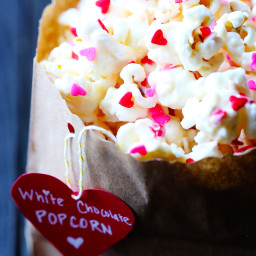 Valentine's Popcorn (White Chocolate Popcorn)