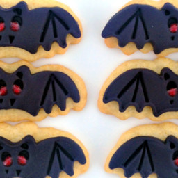 Vampire Bat Sugar Cookies