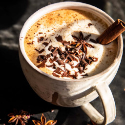 Vanilla Chai Hot Chocolate.