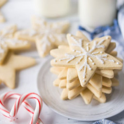 Vanilla Cutout Cookies that Don't Spread
