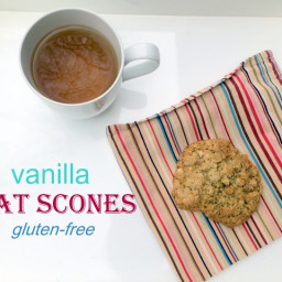 Vanilla Oat Scones (Gluten Free)