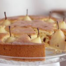 Vanilla  pear almond Cake