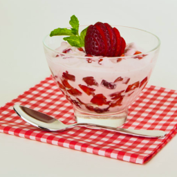Vanilla Strawberry Cashew Yogurt