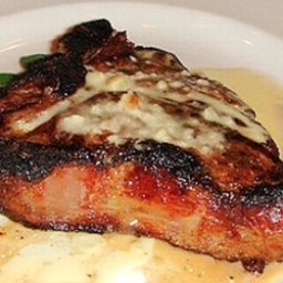 Veal Chops with Stilton Butter