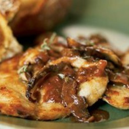 Veal Escalopes With Mushrooms