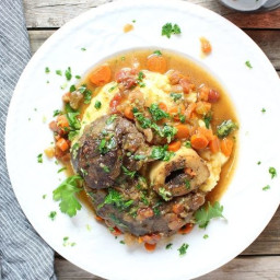 Veal Osso Buco With Parmesan Polenta
