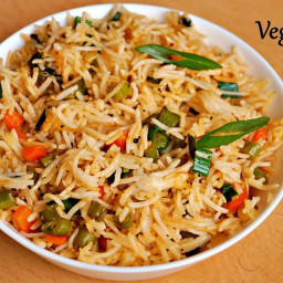 Veg fried rice recipe | Vegetable fried rice | How to make Chinese fried ri