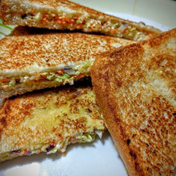 Veg Grilled Cheese Sandwich Recipe