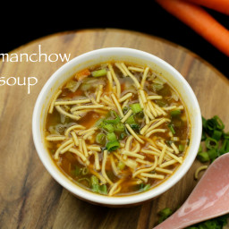 veg manchow soup recipe | vegetable manchow soup recipe