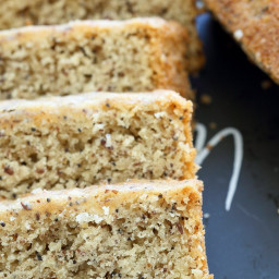 Vegan Almond Poppy Seed Cake. Gluten free Cake