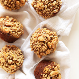 Vegan Banana Crumb Muffins