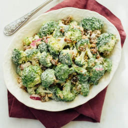 Vegan Broccoli Raisin Salad