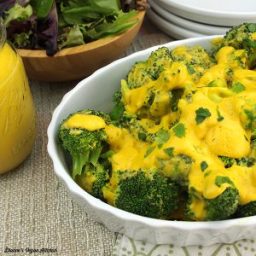 Vegan Broccoli with Cheese Sauce
