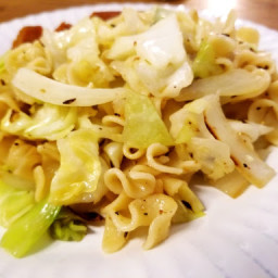 Vegan Cabbage and Noodles
