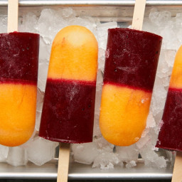 Vegan Cantaloupe and Prickly Pear Ice Pops