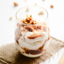 Vegan Caramel Banana Cream Parfait