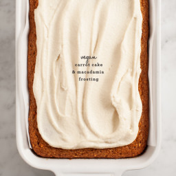 Vegan Carrot Cake ( and Frosting)