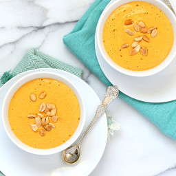 Vegan Carrot Peanut Soup