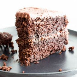 Vegan Chocolate Cake Recipe (Gluten Free, Dairy-Free, V, Refined Sugar-Free