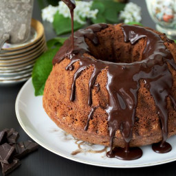 Vegan Chocolate Pumpkin Bundt Cake Recipe