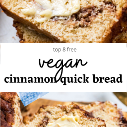 Vegan Cinnamon Quick Bread