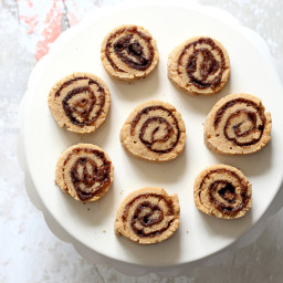 Vegan Cinnamon Roll Cookies - Oilfree