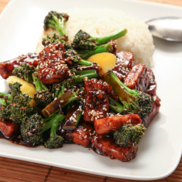 Vegan Crispy Stir-Fried Tofu With Broccoli Recipe