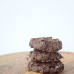 Vegan Double Chocolate Protein Cookies